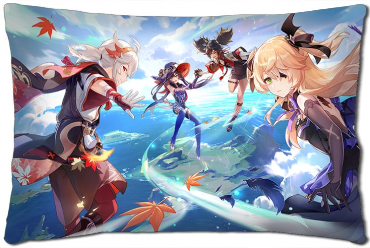 Genshin Impact Anime double-sided long throw pillow 40X60CM NO FILLING Y1-331