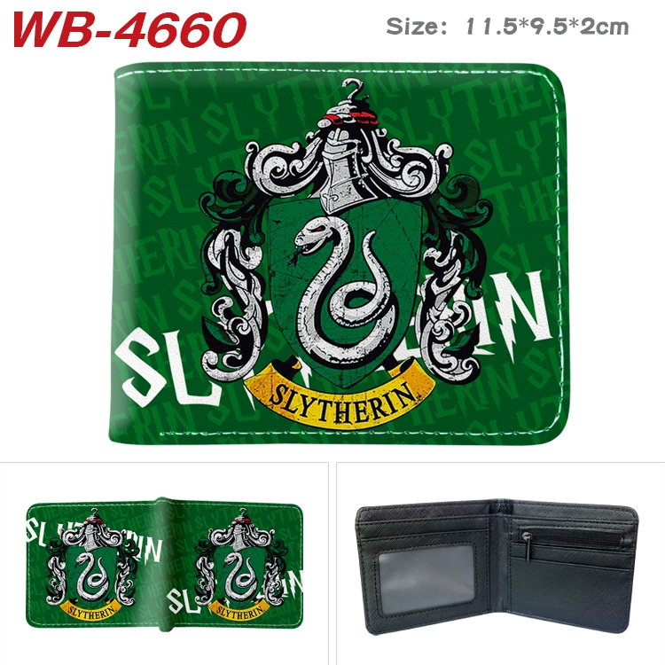 Harry Potter Animation color PU leather half fold wallet 11.5X9X2CM WB-4660A