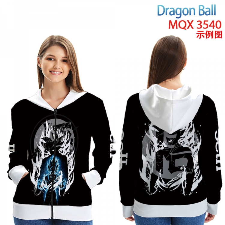 DRAGON BALL Anime Zip patch pocket sweatshirt jacket Hoodie from 2XS to 4XL  MQX 3540