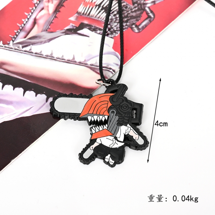 Chainsaw man Animation peripheral leather rope necklace pendant price for 5 pcs