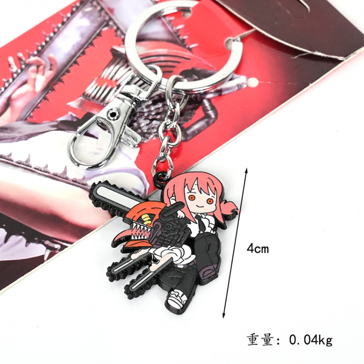 Chainsaw man Animation metal key chain pendant price for 5 pcs