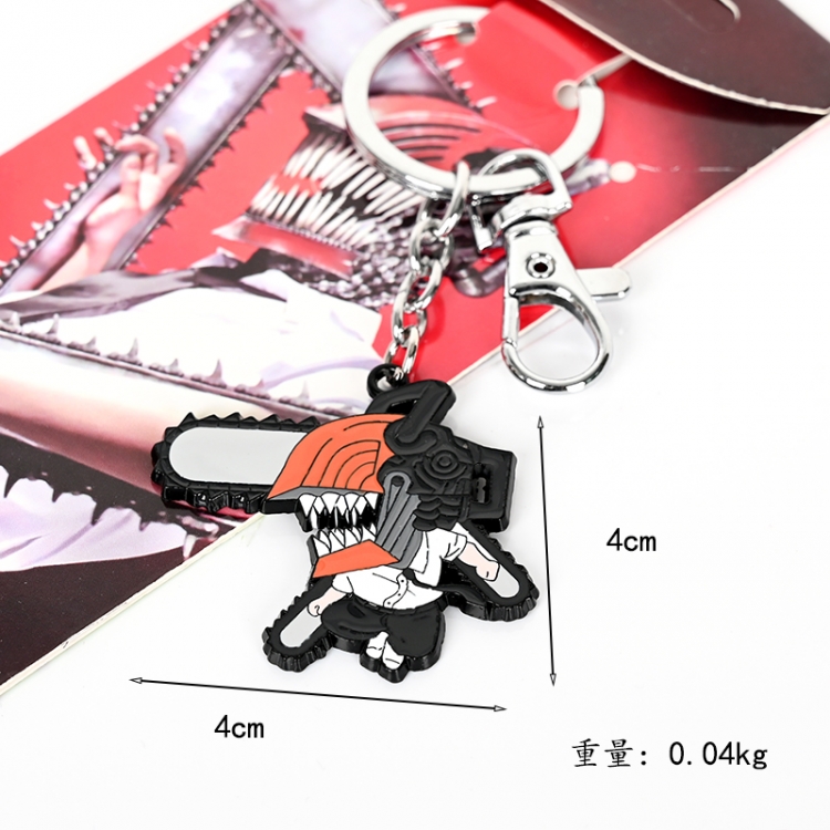 Chainsaw man Animation metal key chain pendant price for 5 pcs