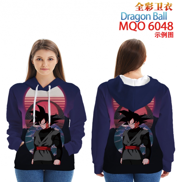 DRAGON BALL Long Sleeve Hooded Full Color Patch Pocket Sweatshirt from XXS to 4XL MQO 6048