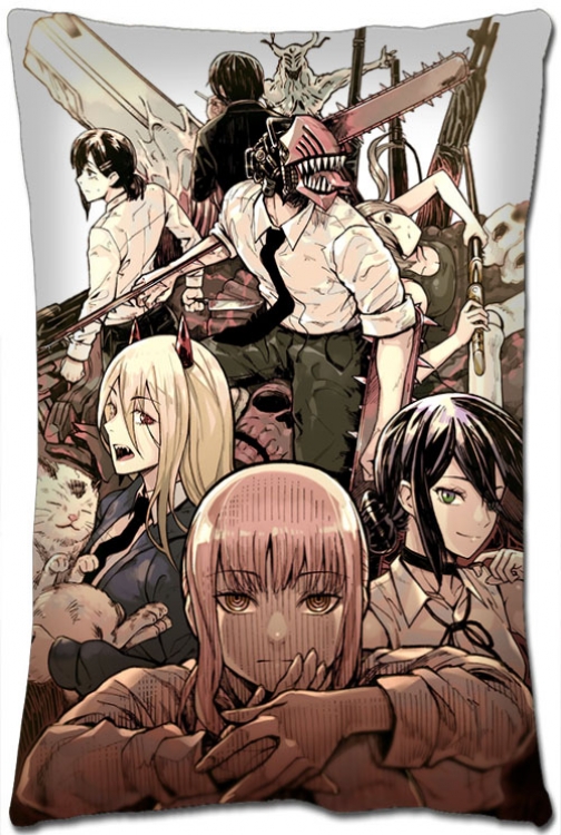 Chainsaw man Anime double-sided long throw pillow 40X60CM NO FILLING D3-2