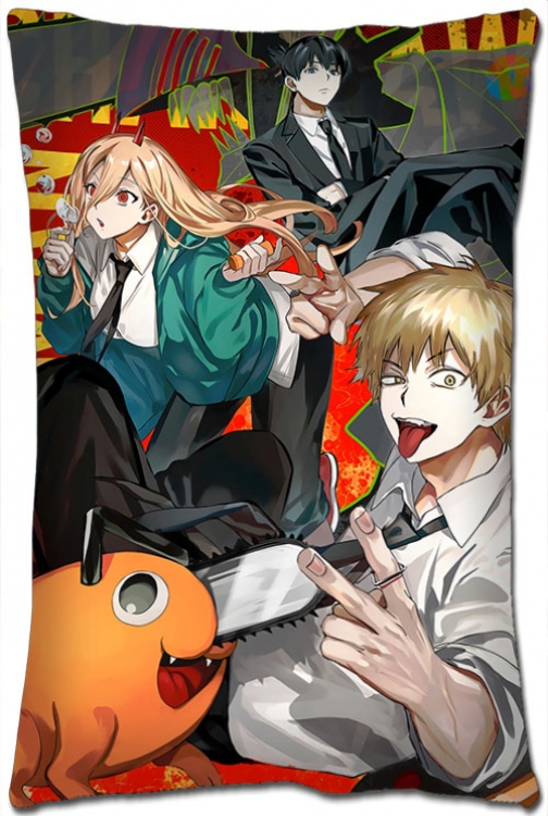 Chainsaw man Anime double-sided long throw pillow 40X60CM NO FILLING  D3-9