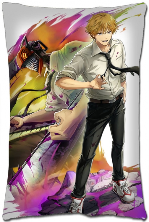 Chainsaw man  Anime double-sided long throw pillow 40X60CM NO FILLING D3-55