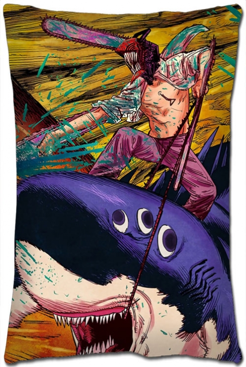 Chainsaw man Anime double-sided long throw pillow 40X60CM NO FILLING  D3-51