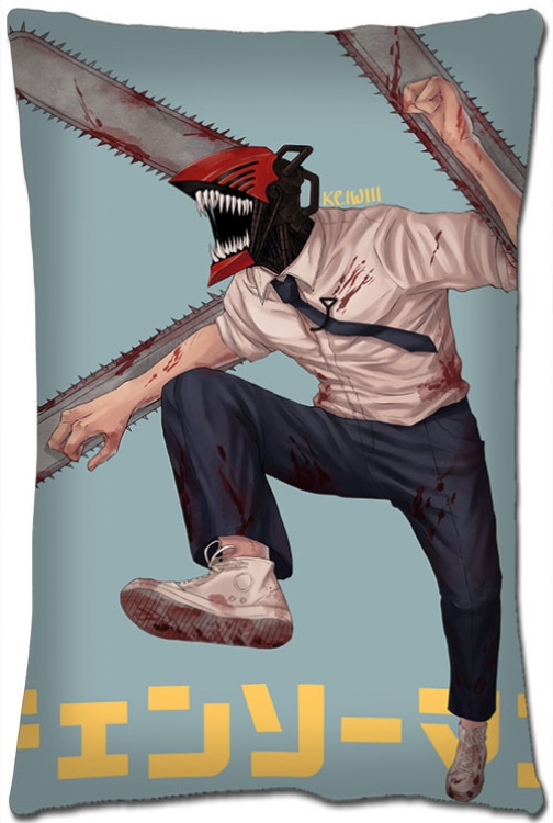 Chainsaw man Anime double-sided long throw pillow 40X60CM NO FILLING D3-40