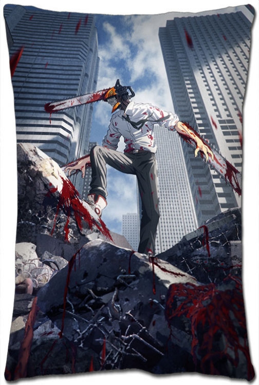 Chainsaw man Anime double-sided long throw pillow 40X60CM NO FILLING D3-45