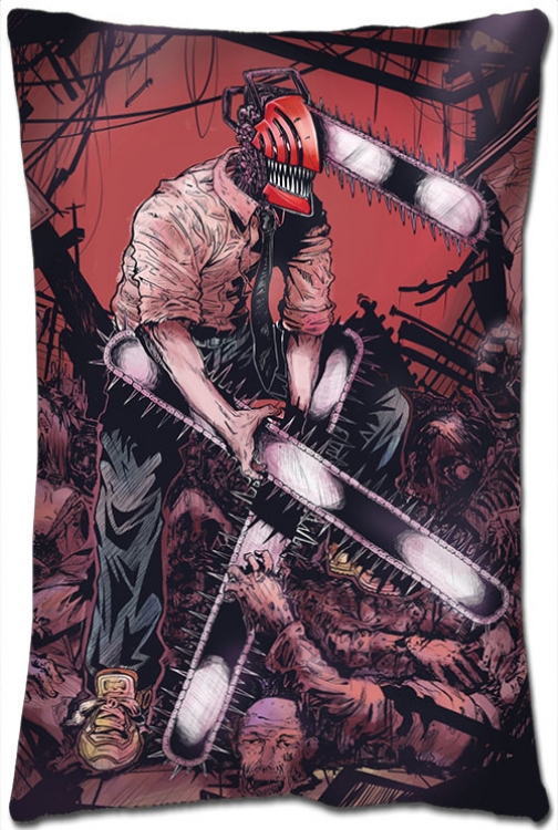 Chainsaw man Anime double-sided long throw pillow 40X60CM NO FILLING D3-50