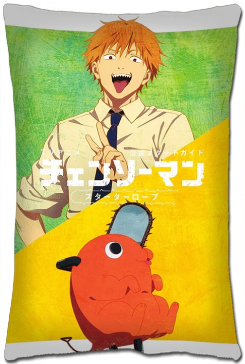 Chainsaw man Anime double-sided long throw pillow 40X60CM NO FILLING D3-60