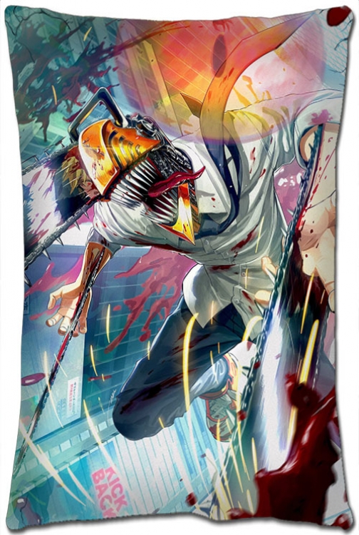 Chainsaw man Anime double-sided long throw pillow 40X60CM NO FILLING D3-35
