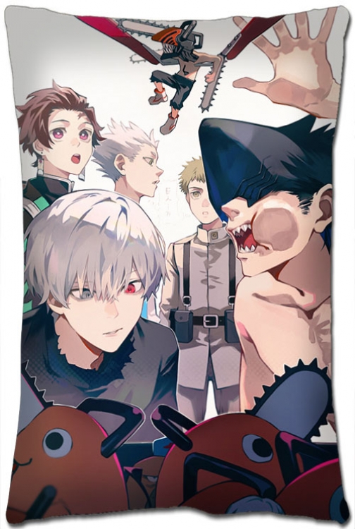 Chainsaw man Anime double-sided long throw pillow 40X60CM NO FILLING D3-15