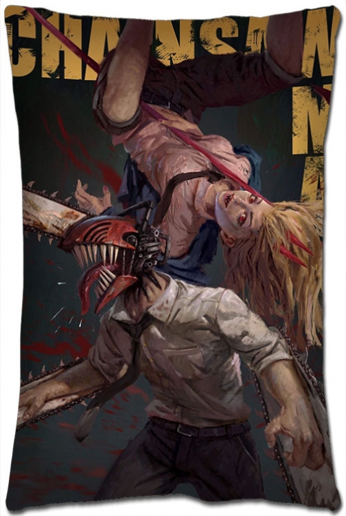 Chainsaw man Anime double-sided long throw pillow 40X60CM NO FILLING  D3-59