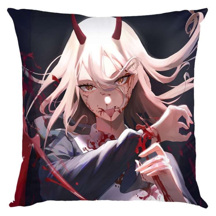 Chainsaw man Anime square full-color pillow cushion 45X45CM NO FILLING D3-70