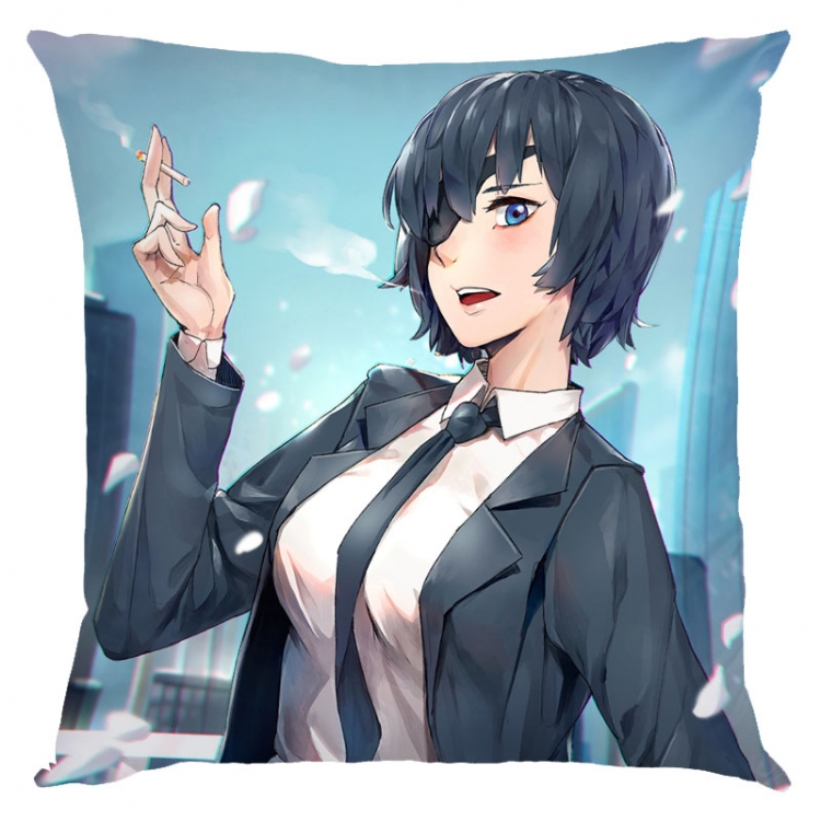 Chainsaw man Anime square full-color pillow cushion 45X45CM NO FILLING D3-69