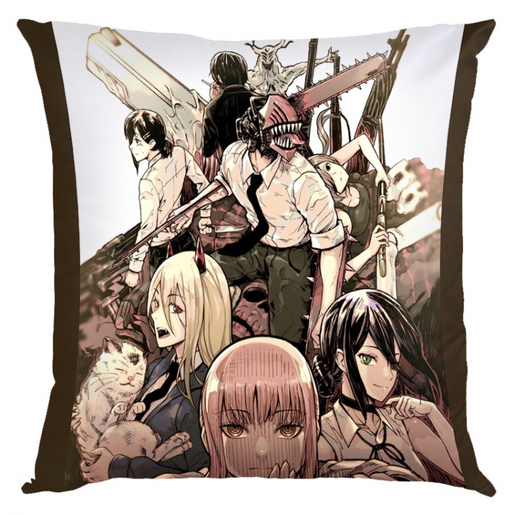 Chainsaw man Anime square full-color pillow cushion 45X45CM NO FILLING  D3-2