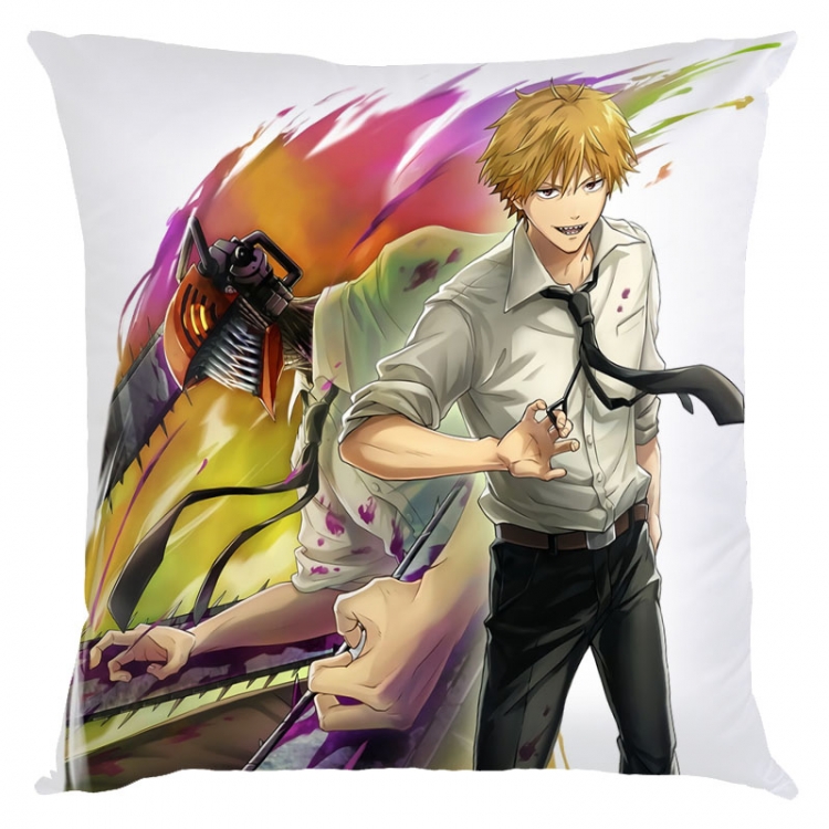 Chainsaw man Anime square full-color pillow cushion 45X45CM NO FILLING D3-55