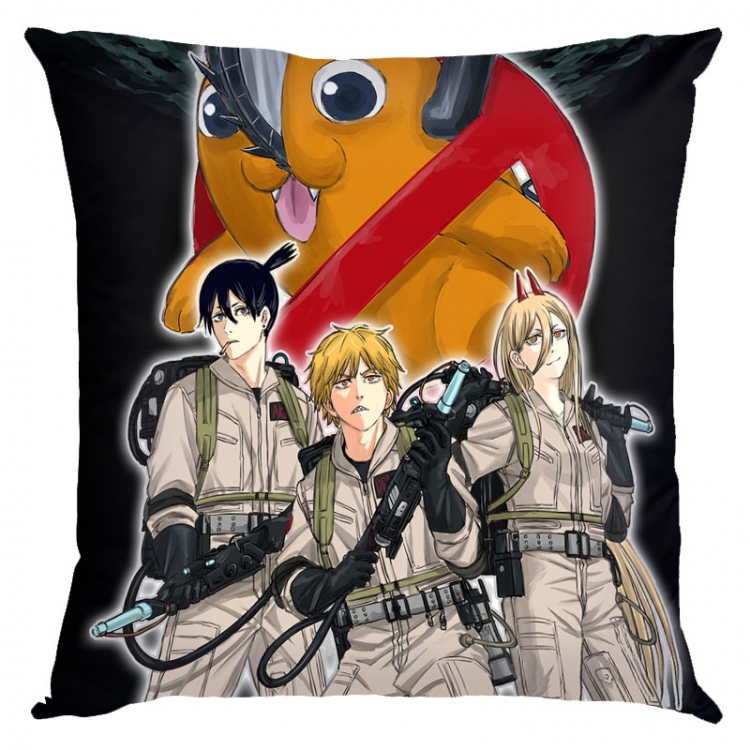 Chainsaw man Anime square full-color pillow cushion 45X45CM NO FILLING D3-5