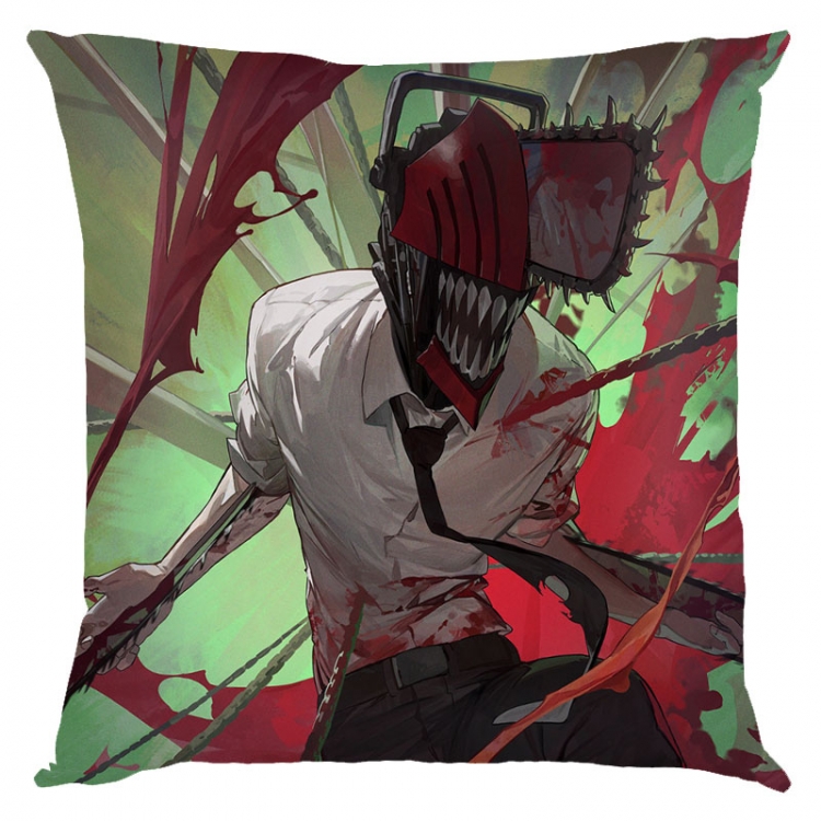 Chainsaw man Anime square full-color pillow cushion 45X45CM NO FILLING  D3-44