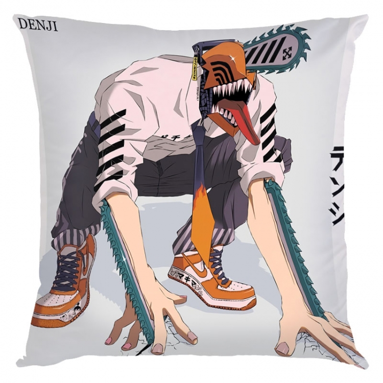 Chainsaw man Anime square full-color pillow cushion 45X45CM NO FILLING D3-41