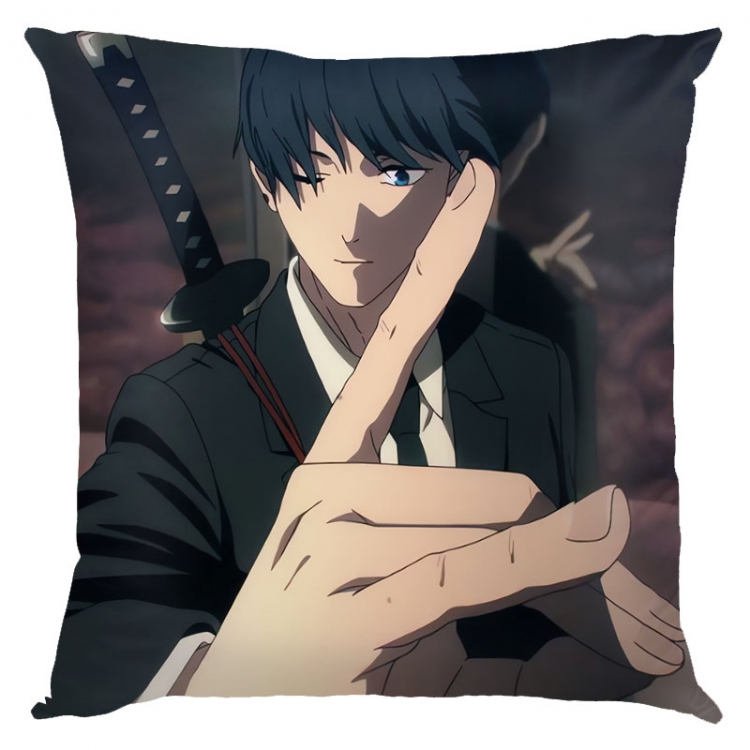 Chainsaw man Anime square full-color pillow cushion 45X45CM NO FILLING  D3-65