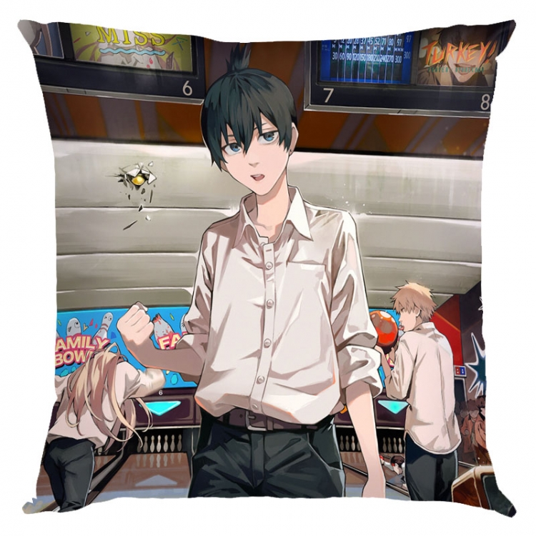 Chainsaw man Anime square full-color pillow cushion 45X45CM NO FILLING D3-16