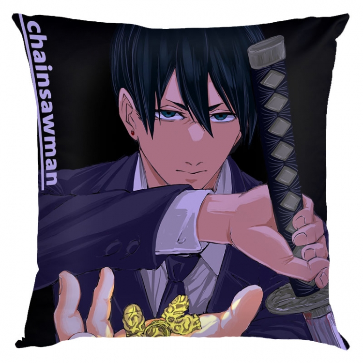 Chainsaw man Anime square full-color pillow cushion 45X45CM NO FILLING D3-66