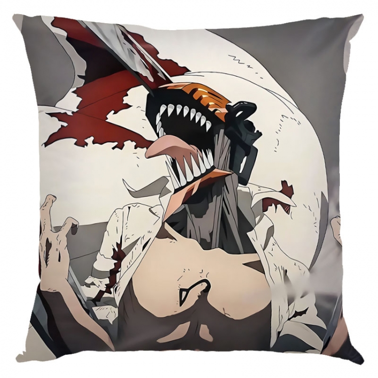 Chainsaw man Anime square full-color pillow cushion 45X45CM NO FILLING  D3-36