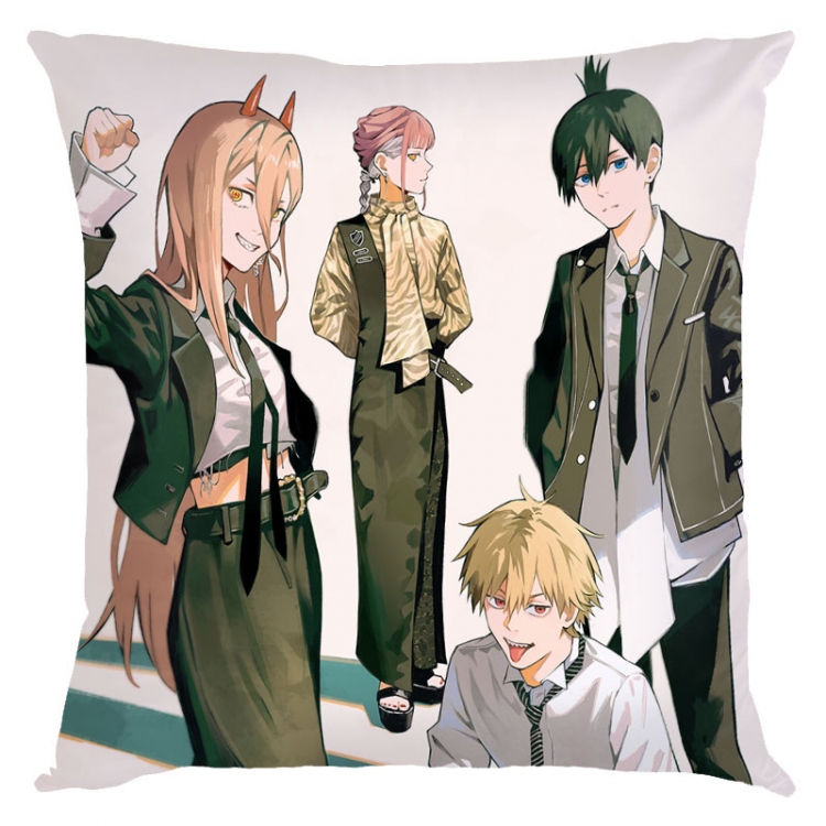 Chainsaw man Anime square full-color pillow cushion 45X45CM NO FILLING  D3-13