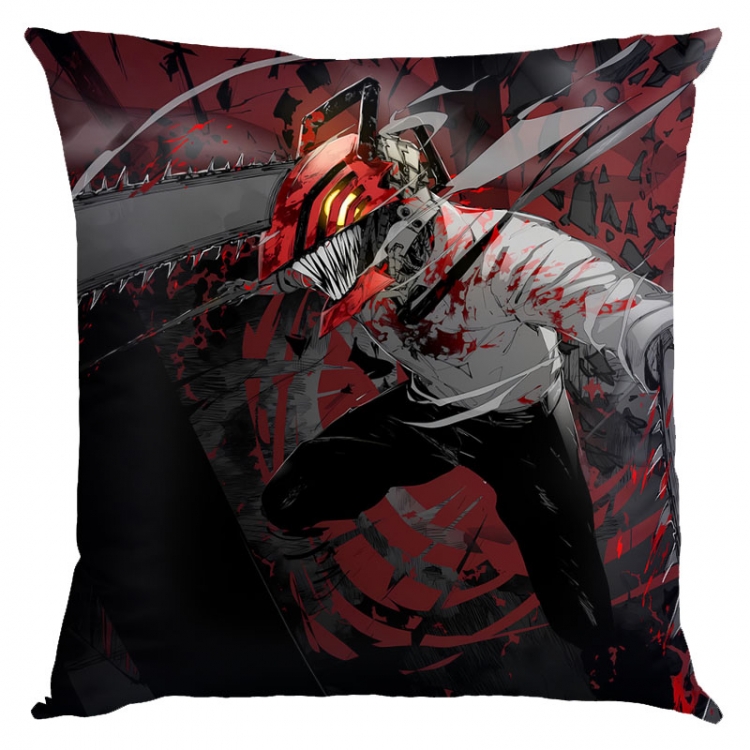 Chainsaw man Anime square full-color pillow cushion 45X45CM NO FILLING D3-74