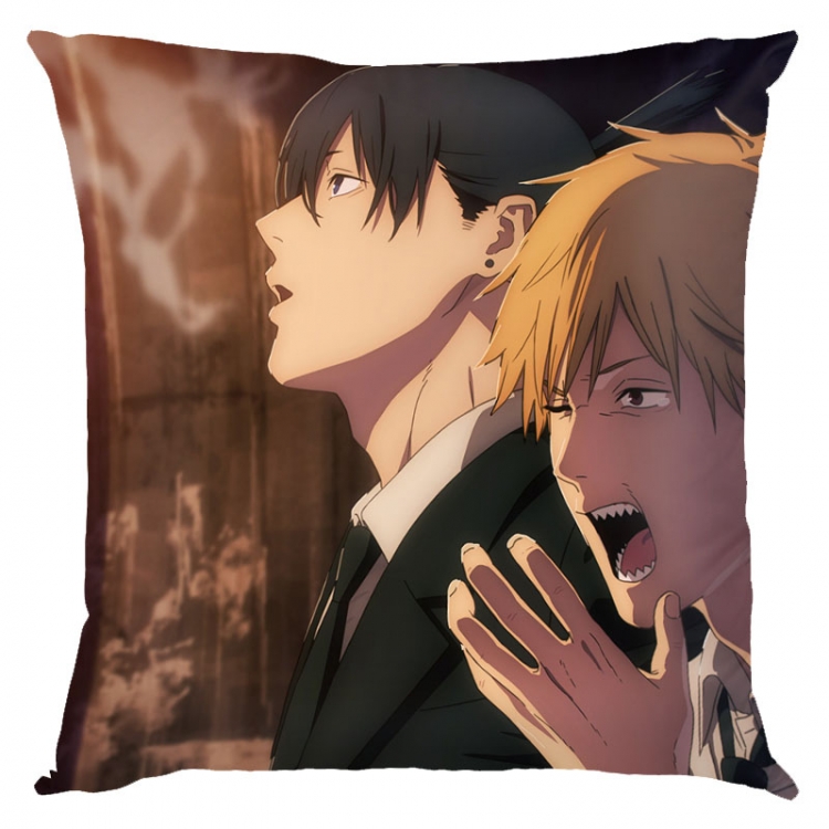 Chainsaw man Anime square full-color pillow cushion 45X45CM NO FILLING D3-58