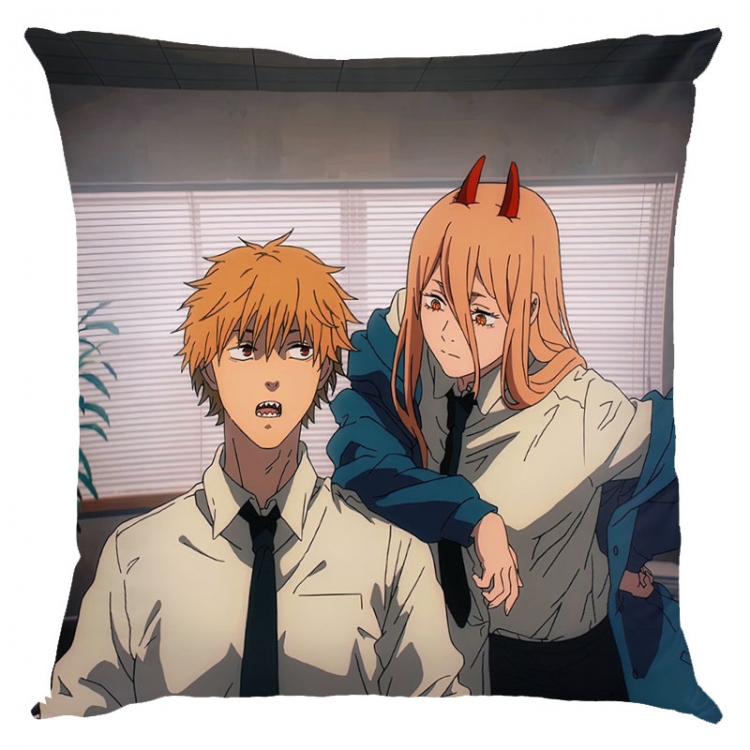 Chainsaw man Anime square full-color pillow cushion 45X45CM NO FILLING  D3-57