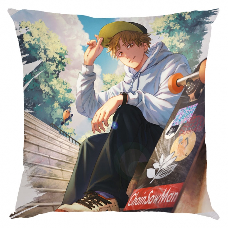 Chainsaw man Anime square full-color pillow cushion 45X45CM NO FILLING  D3-43