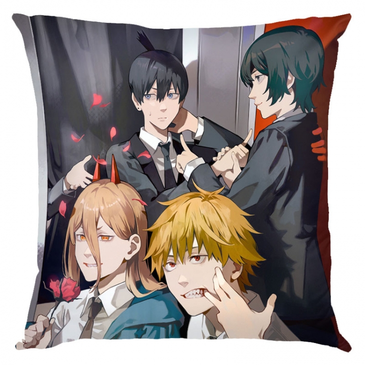 Chainsaw man Anime square full-color pillow cushion 45X45CM NO FILLING  D3-20