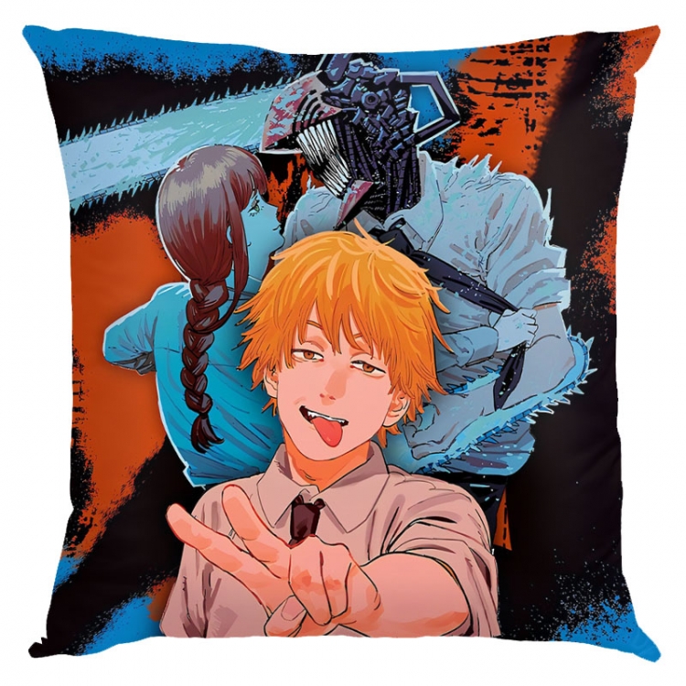 Chainsaw man Anime square full-color pillow cushion 45X45CM NO FILLING D3-29