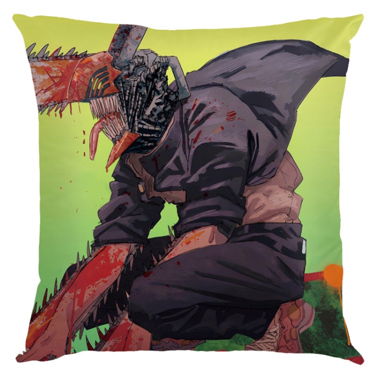 Chainsaw man Anime square full-color pillow cushion 45X45CM NO FILLING  D3-46