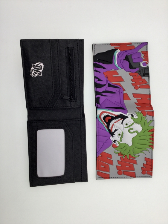 clown Animation peripheral PVC plastic short half discount wallet wallet