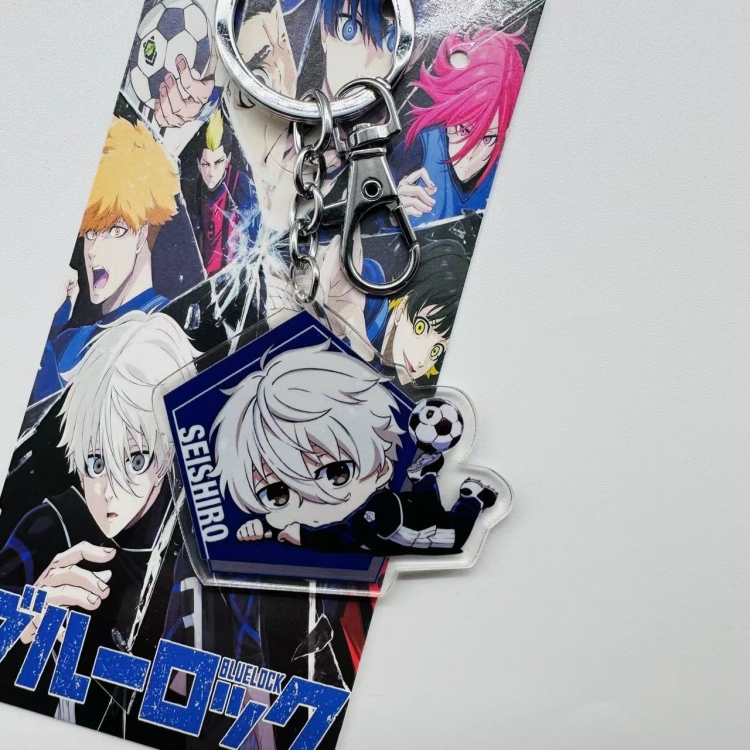 BLUE LOCK Anime peripheral acrylic key chain pendant price for 5 pcs