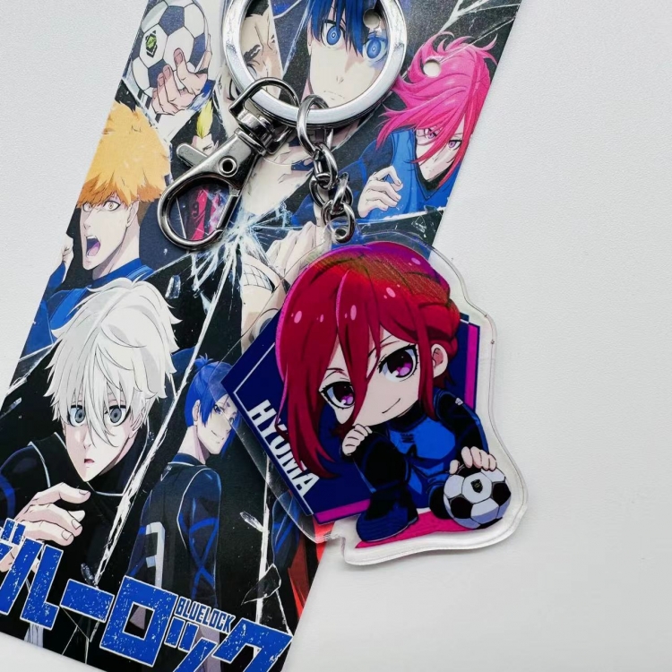 BLUE LOCK Anime peripheral acrylic key chain pendant price for 5 pcs