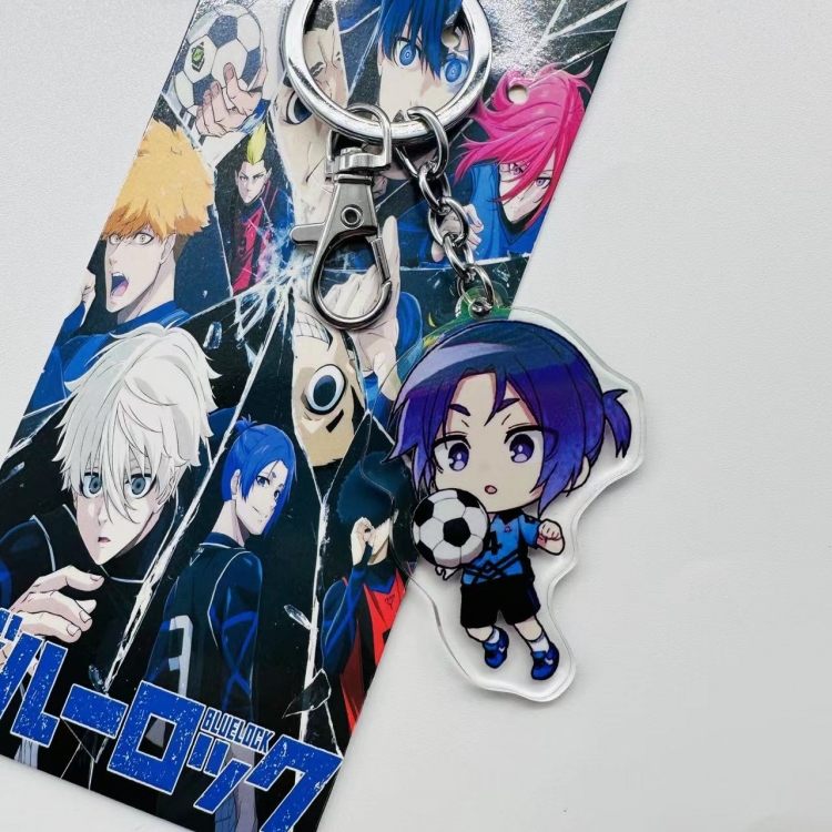 BLUE LOCK Anime peripheral acrylic key chain pendant price for 5 pcs