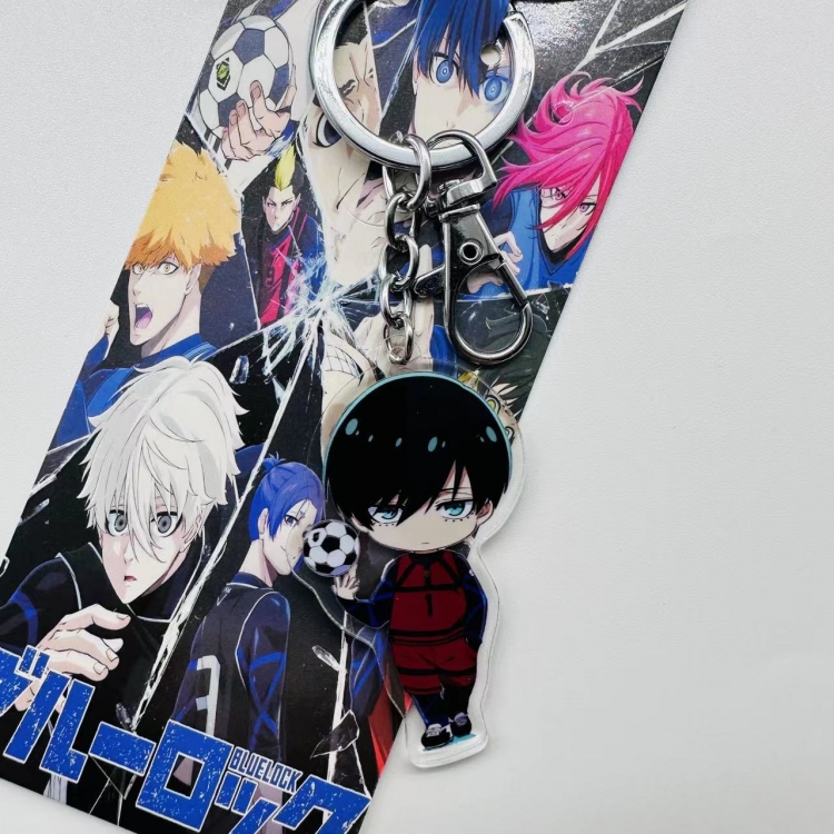 BLUE LOCK Anime peripheral acrylic key chain pendant price for 5 pcs