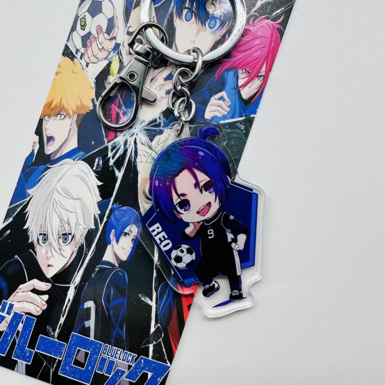 BLUE LOCK Anime peripheral acrylic key chain pendant price for 5 pcs