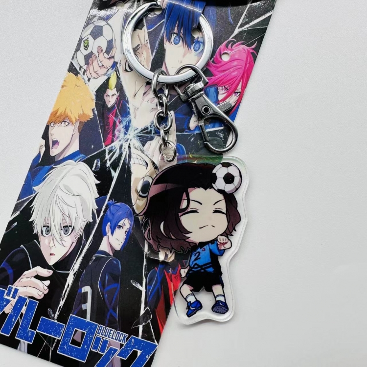 BLUE LOCK Anime peripheral acrylic key chain pendantprice for 5 pcs