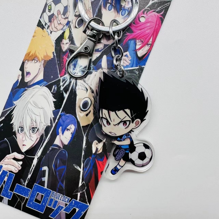 BLUE LOCK Anime peripheral acrylic key chain pendant price for 5 pcs