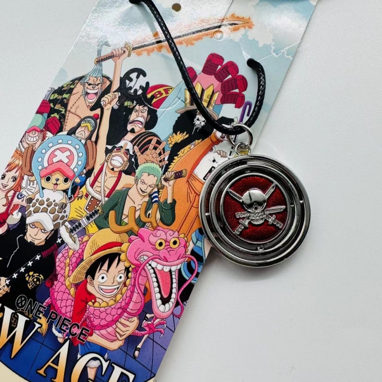 One Piece Animation peripheral leather rope necklace pendant price for 5 pcs