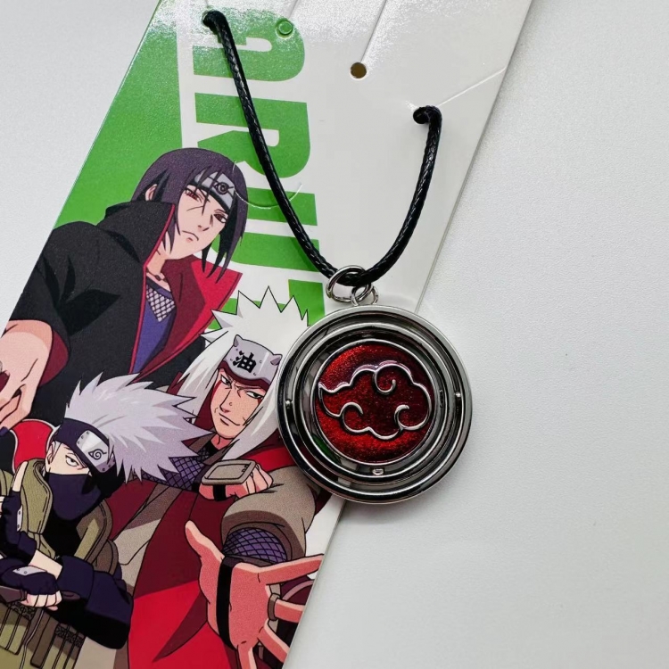 Naruto Animation peripheral leather rope necklace pendant price for 5 pcs