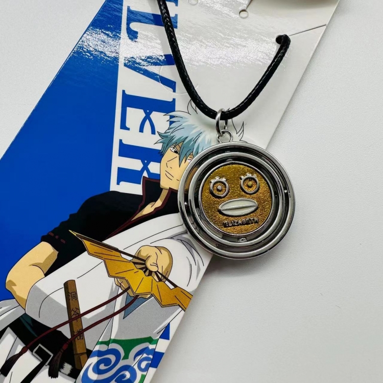 Gintama Animation peripheral leather rope necklace pendant price for 5 pcs