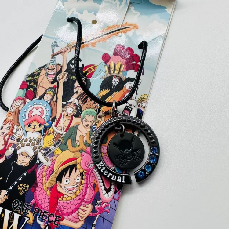 One Piece Animation peripheral leather rope necklace pendant accessories price for 5 pcs