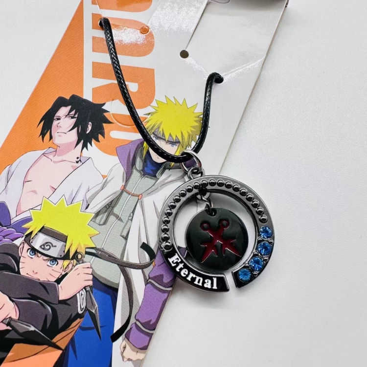 Naruto Animation peripheral leather rope necklace pendant accessories price for 5 pcs